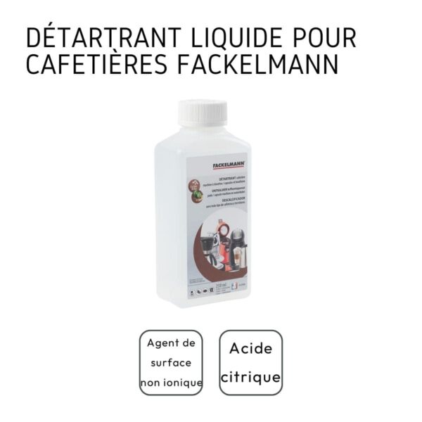 Détartrant pour cafetière et machine à café 250 ml Fackelmann  Divers-FR-7464982741146
